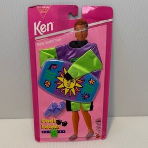💙NIP. Barbie Ken Cool Looks Surf Outfit - Purple and Green